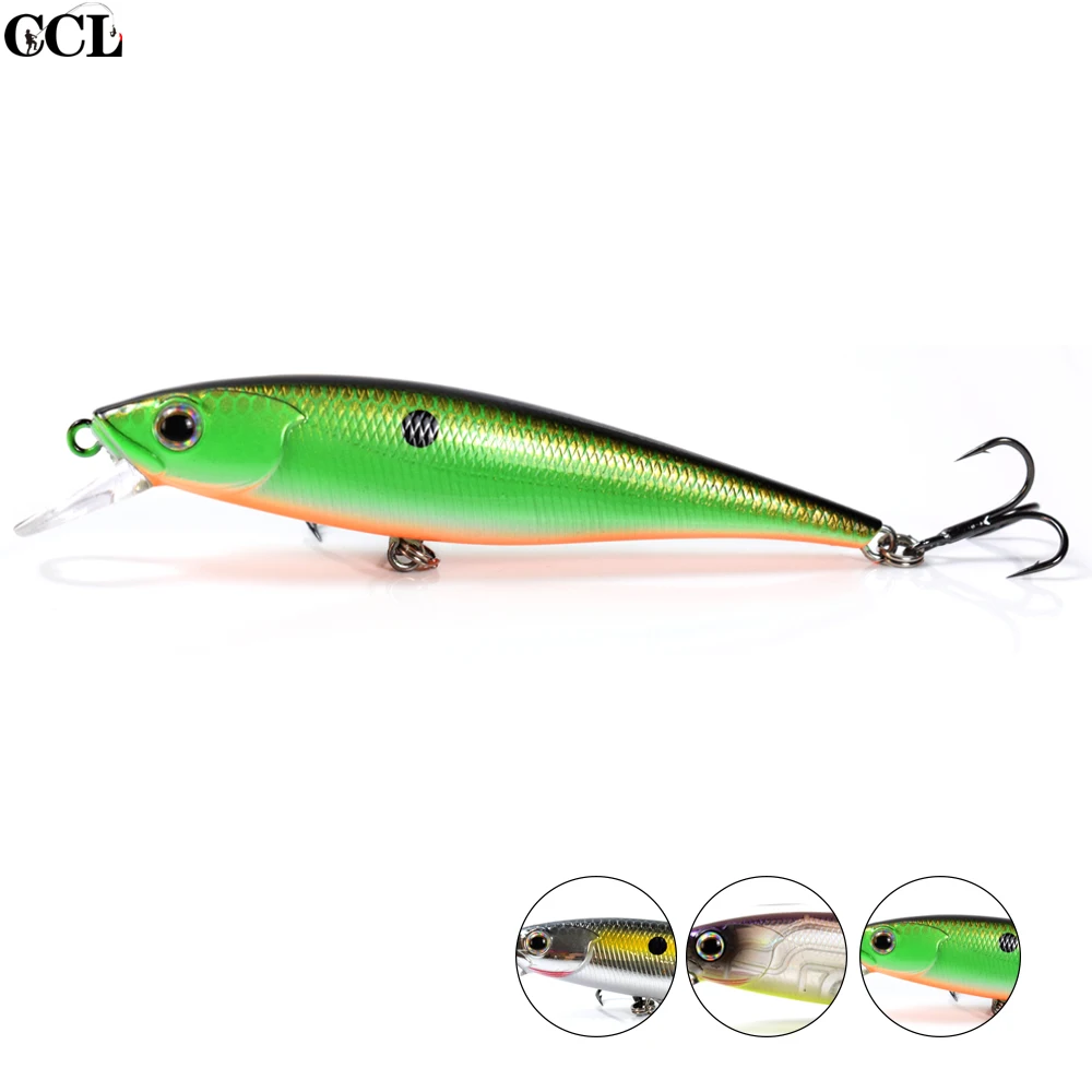 Ccltba 95mm 10g Hard Body Floating Minnow Bait Fishing Tackle Wobbler