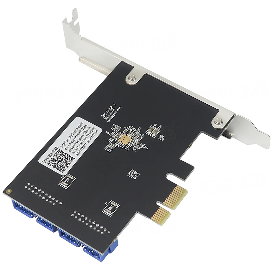 PCI-E USB 3.0 Erweiterungskarte - 2 Ports Mit 19-Pin Anschluss