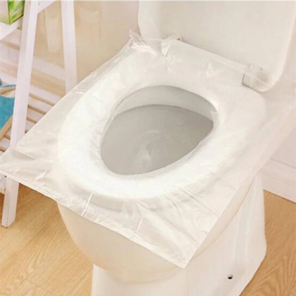 Disposable Toilet Seat Cover Waterproof Safety Toilet Seat Mat Individually Packed Cover Pads for Outdoor Camping