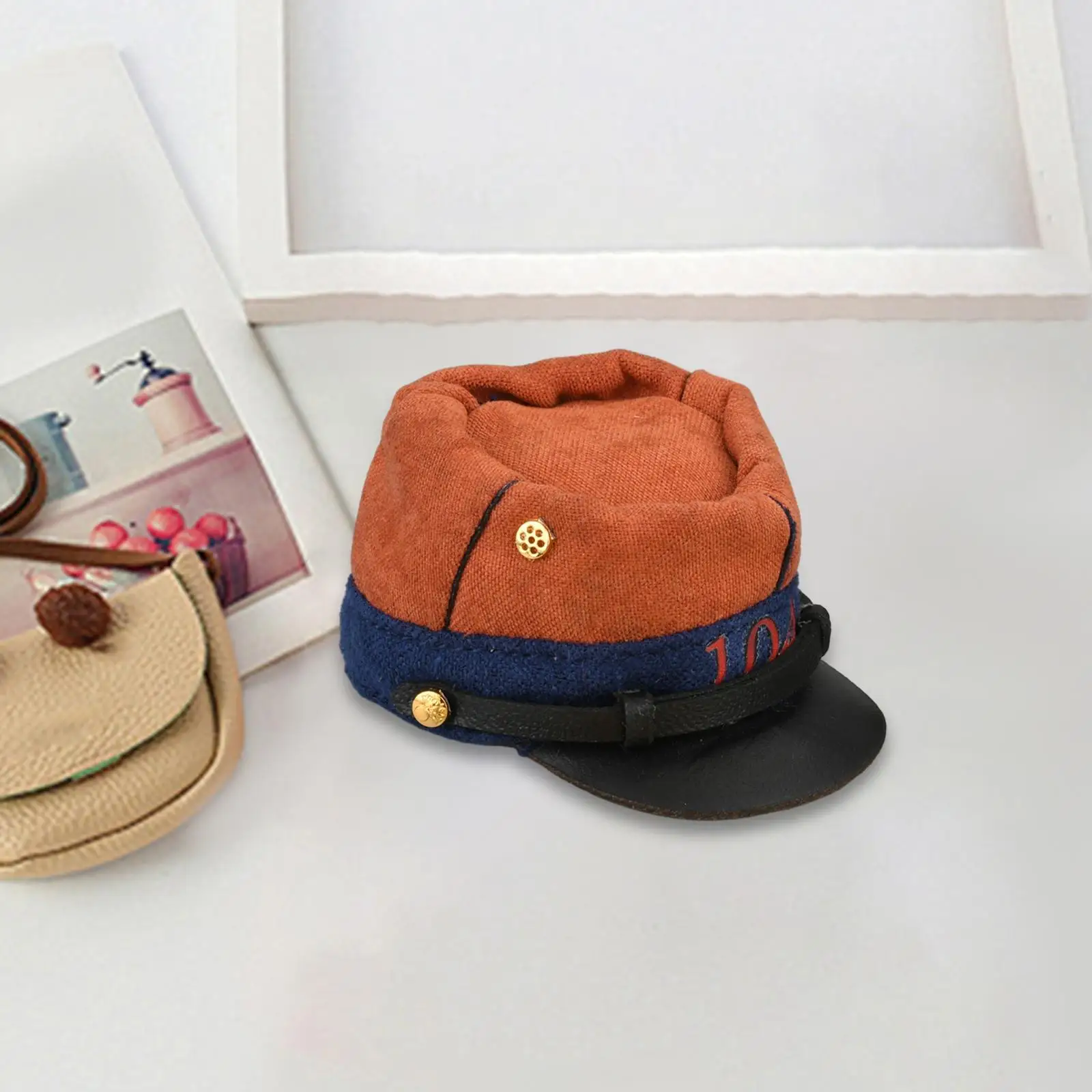

1/6 Scale Hat Toys Model Handmade for 12in Doll Model Men Soldier Figures