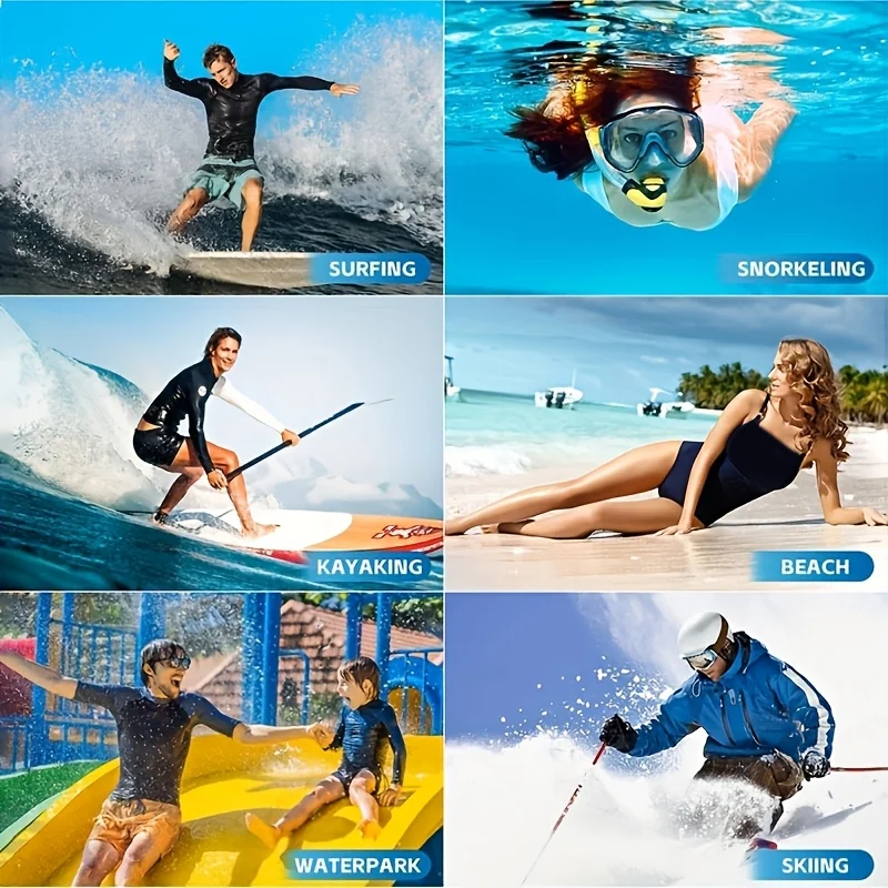 3D Clear Soft-Edge Waterproof Phone Pouch for Beach & Travel Adventures