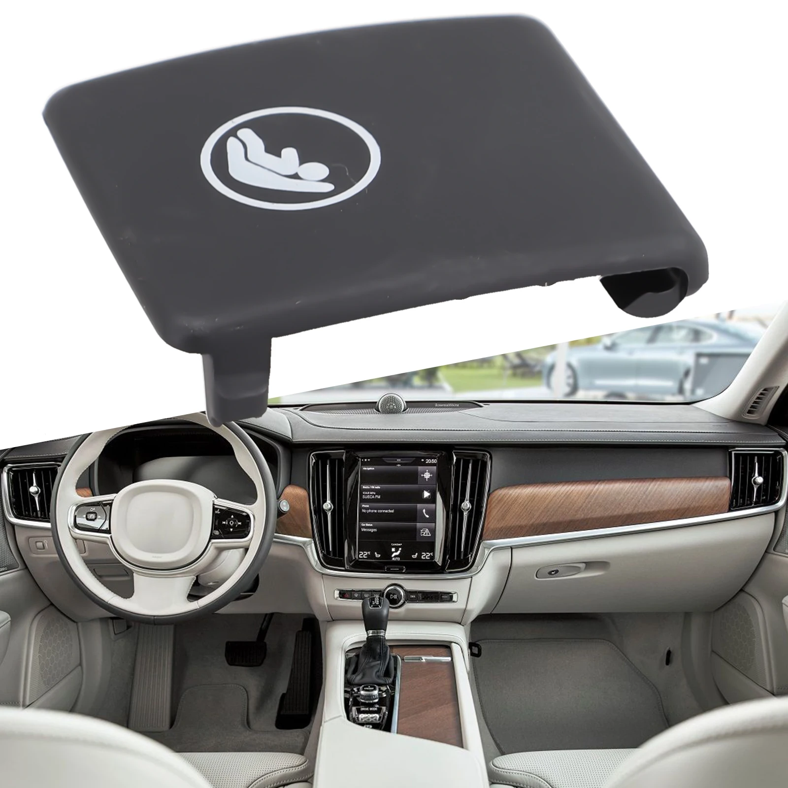 Car Seats Volvo Isofix System On Outer Rear Seats 1pc Rear Child