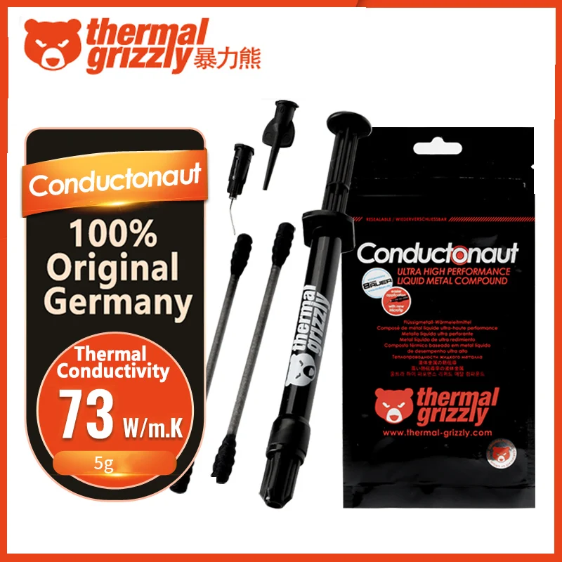 Metal Liquido Thermal Grizzly Conductonaut 1g 73 W/mk