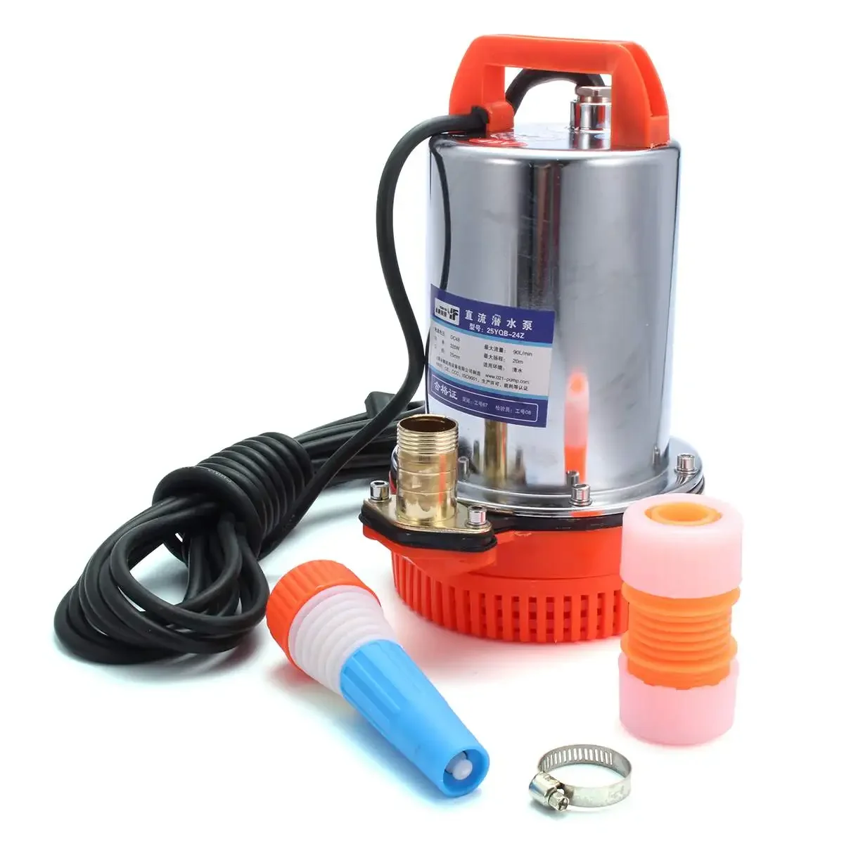 Bomba de Água Suja Submersível 180w 1.5hp Piscina Bomba de Poço Profundo Irrigação Agrícola 7m