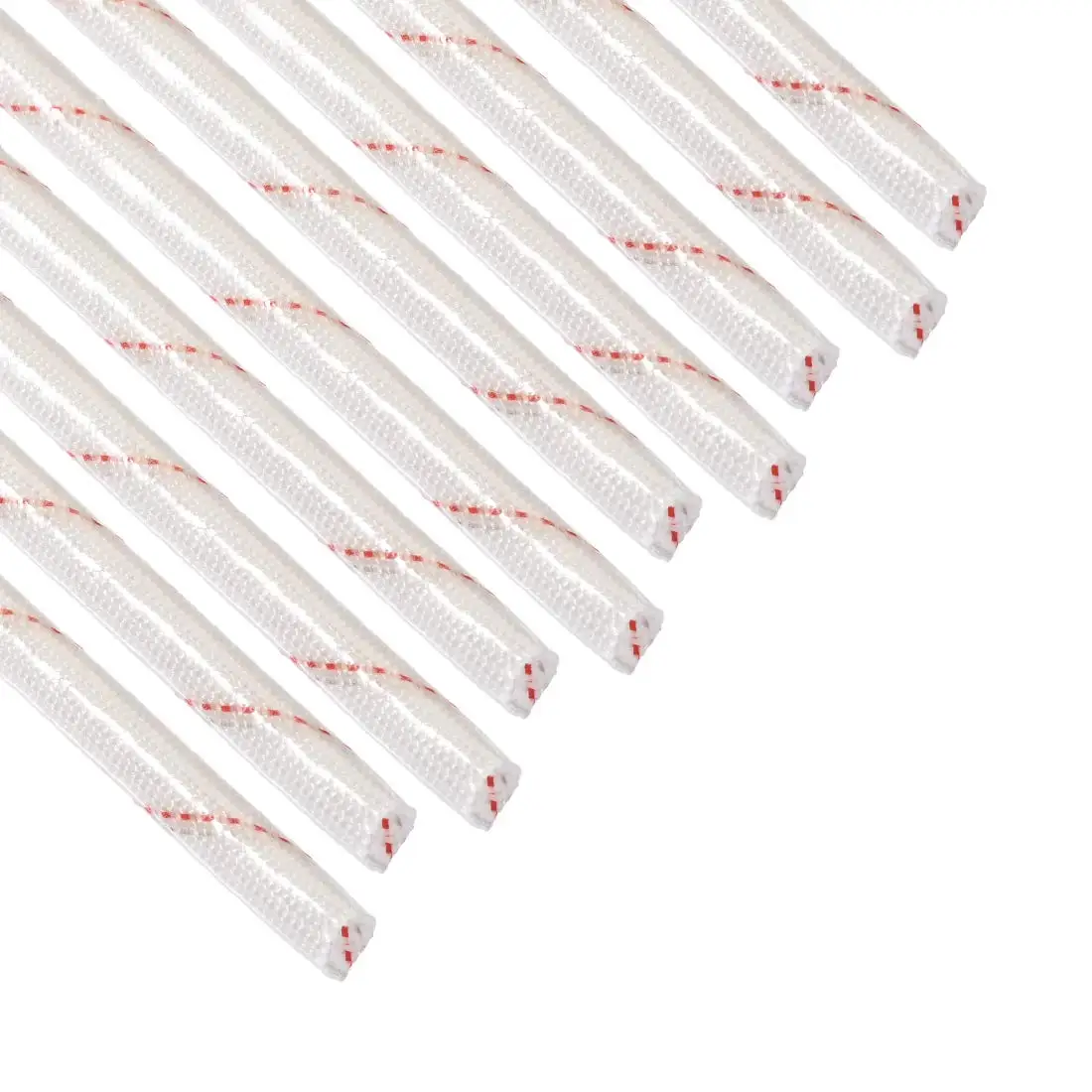 

Keszoox 10 Pcs Fiberglass Heat Shield Sleeve 5mm(3/16-inch) ID x 2.95ft Adjustable PVC Silicone Fiberglass Sleeve Pipe