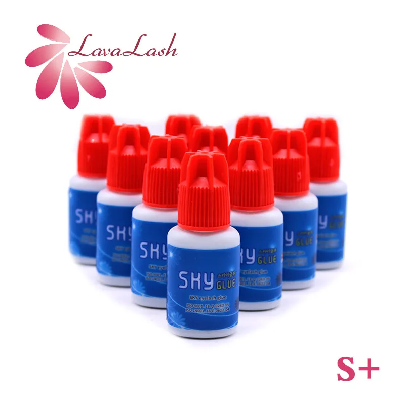

Korea Sky Glue S+ 1-2s Fastest Dry Time Eyelash Extensions Glue MSDS 5ML Extra Strong Adhesive NO Original Bag Free Shipping