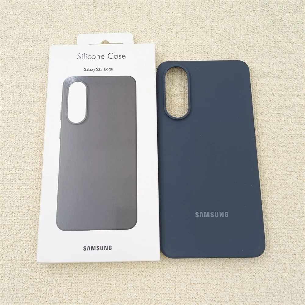 Premium Silky Liquid Silicone Shockproof Protective Case for Samsung Galaxy S25 Edge