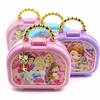[Funny] Disney Frozen Sofia the First princess Hello Kitty Cute cartoon nail art set play house Toys Creative girl best gifts 2