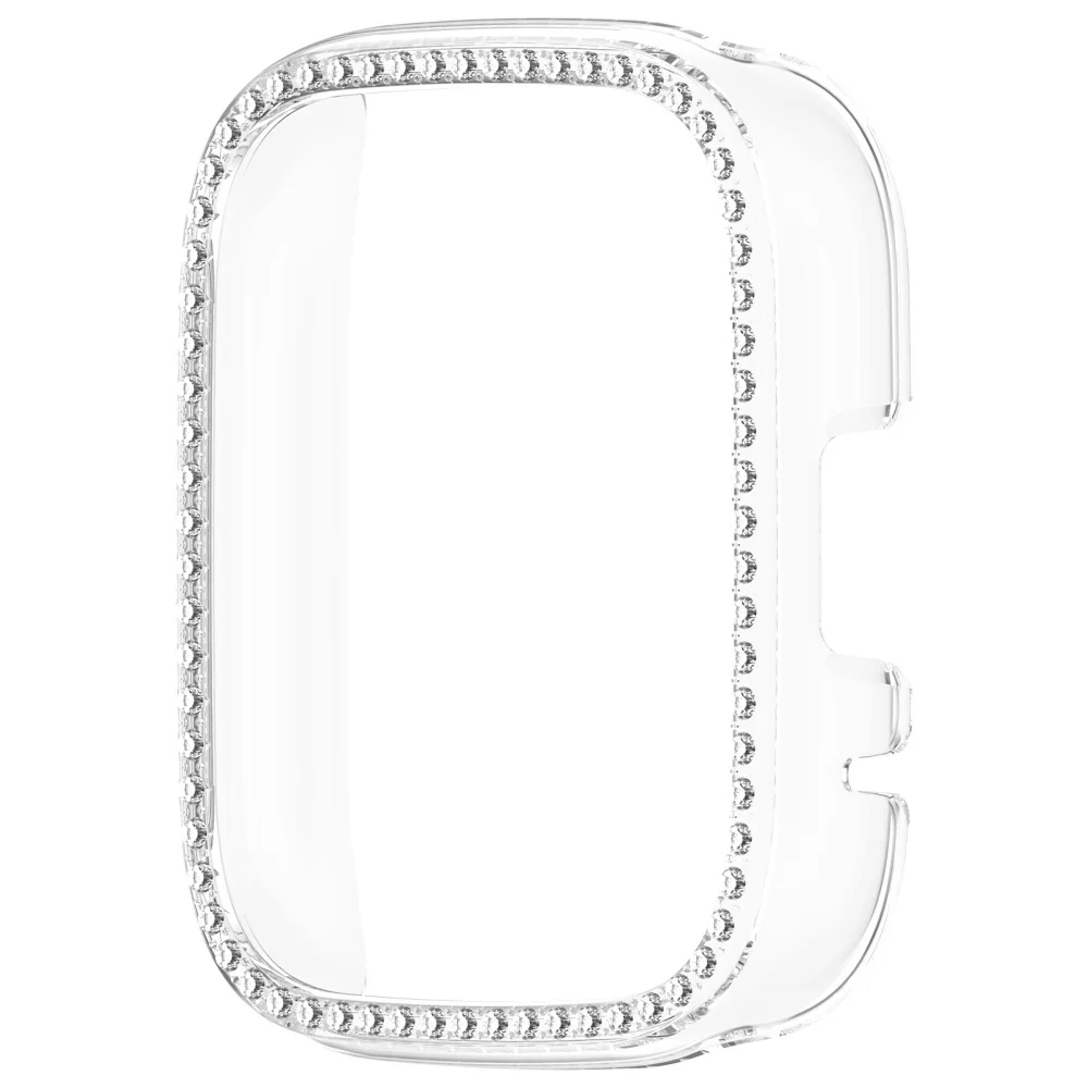 Diamond-Embellished Hollowed Protective Watch Case