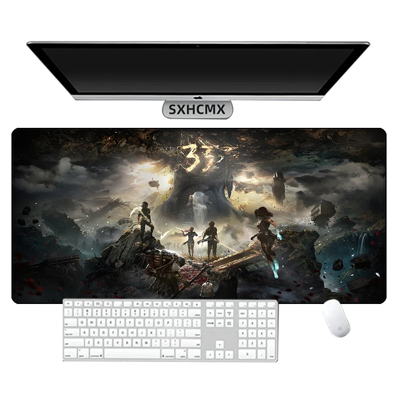 YASTOOLS Clair Obscur: Expedition 33 Tapis De Souris XL Bleu De Grande Taille Pour Gaming 800