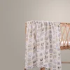HappyFlute 1pcs Muslin Cotton Fiber Baby Swaddle Newborn Blanket Baby Infant Wrap 120x110cm 6