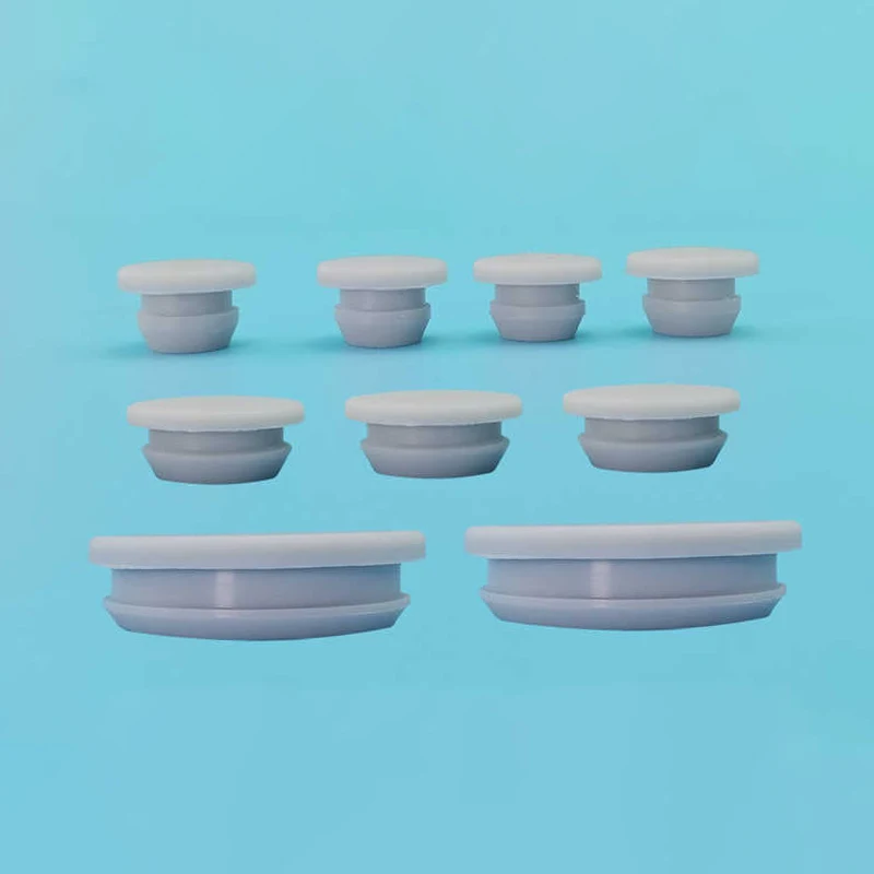 Snap-on Silicone Rubber Cap 2.5-60.6mm T Type Hole Plug Cover Blanking End Cap Tube Inserts Bung Seal Stopper Sealing Plug