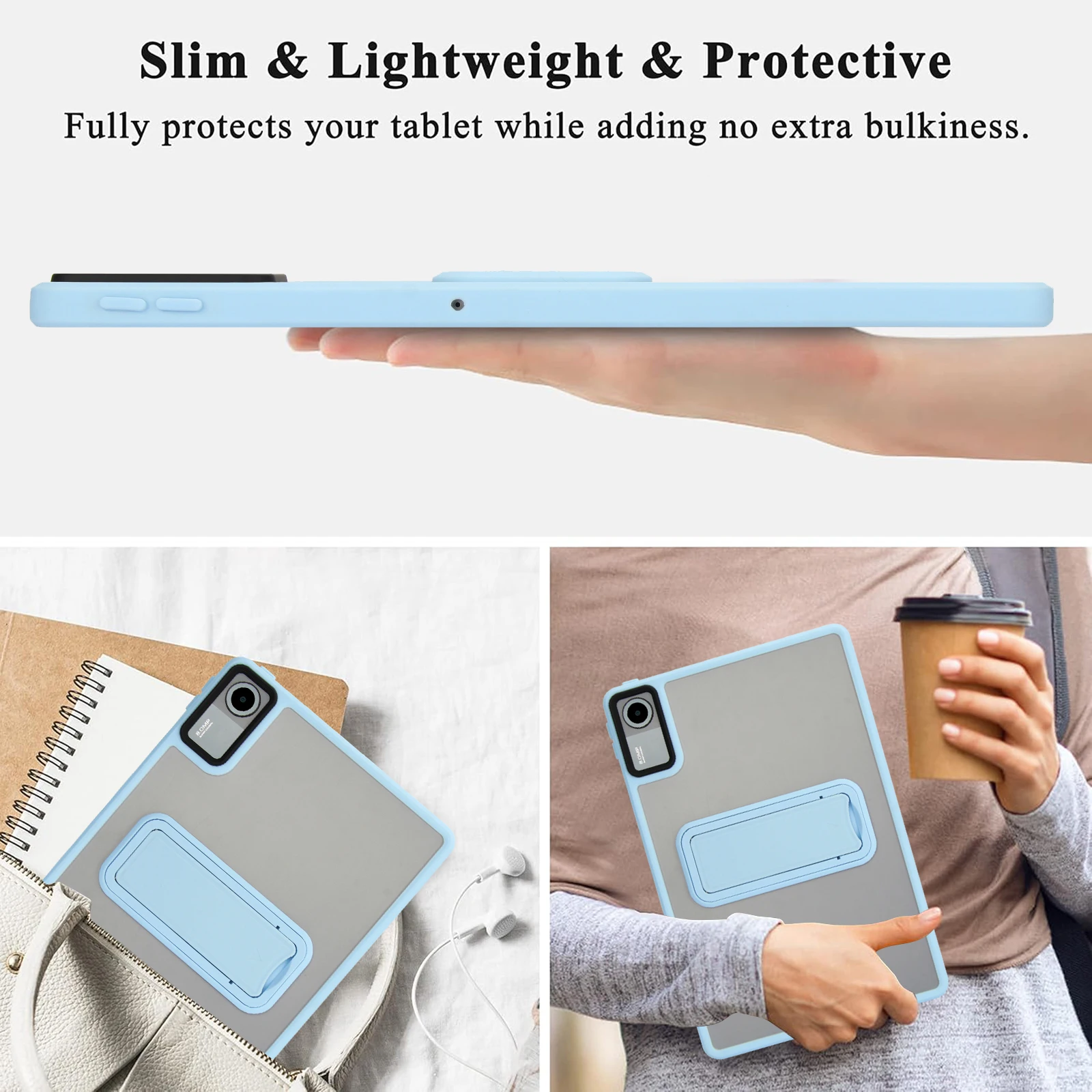 Elegant Matte Tablet Case - Durable Hard PC+TPU Protective Cover