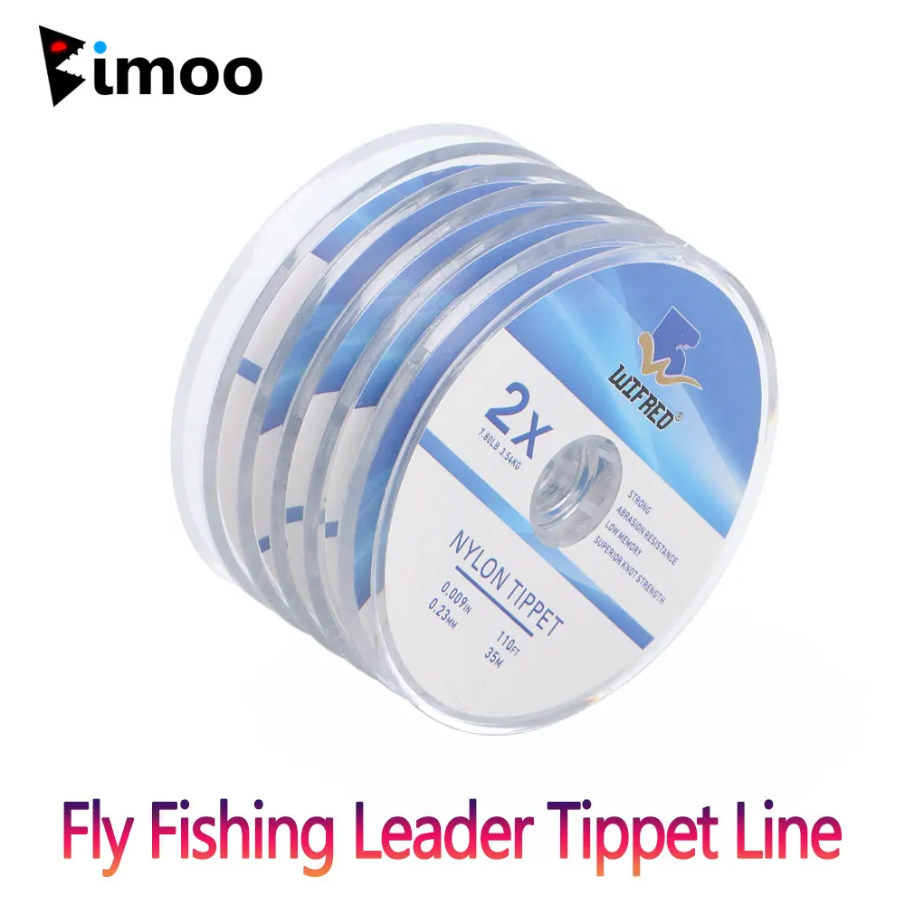 Bimoo1PCFlyFishingLeaderTippetMaterialClearNylonTippetLine