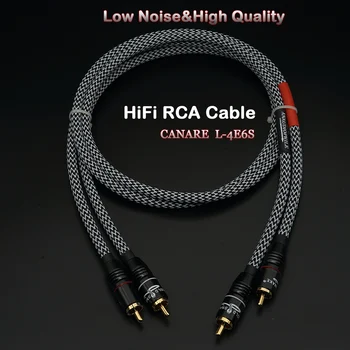 Pair CANARE Proferssional RCA Audio Cable 0.3m-5m For HiFi Amplifier Preamp Headphone AMP DAC 1