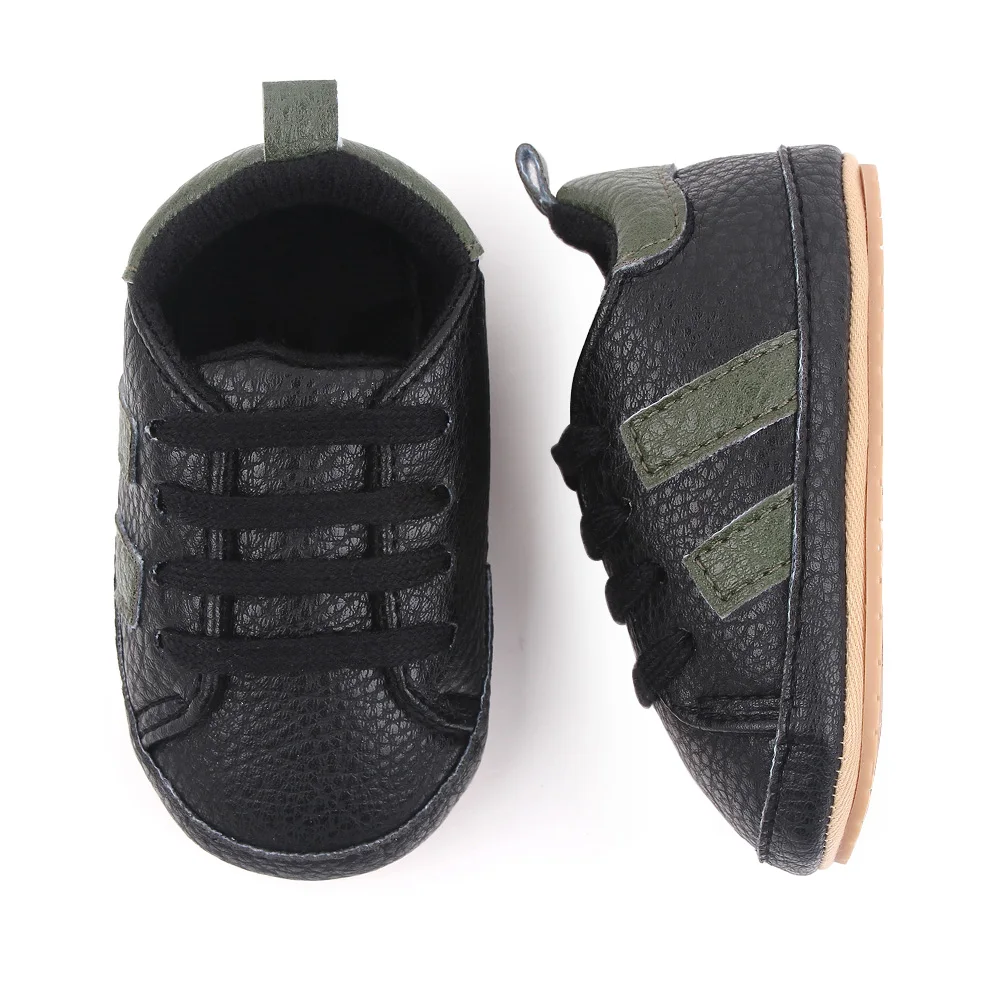 Baby Casual Shoes Non-slip Sole and PU for Toddler Boys and Girls Outdoor Walking Sneakers