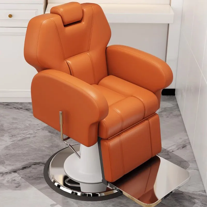 Swivel Barbershop Barber Chair Cosmetic Saddle Tattoo Styling Pedicure Barber Chair Luxury Cadeira De Barbeiro Salon Furniture