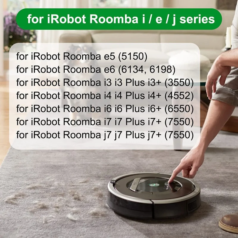 Replacement Part Accessory Kit For Irobot Roomba I7 I7+ I3 I3+ I4 I4+ I6  I6+ I8 I8+ J7 J7+ E5 E6 E7 Robot Vacuum Cleaner