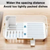 Kitchen Dish Bowl Draining Storage Rack, Tray Rack, Plastic Tableware, Bowl Dish Storage Box, Kitchen Utensils 5