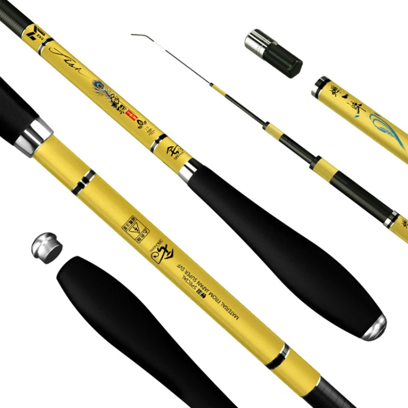 60T Carbon Carp Fishing Rod Portable Telescopic Rod Ultra-light Hand Pole Hand Canne Telescopic Fishing Peche Fishing Gear Pesca