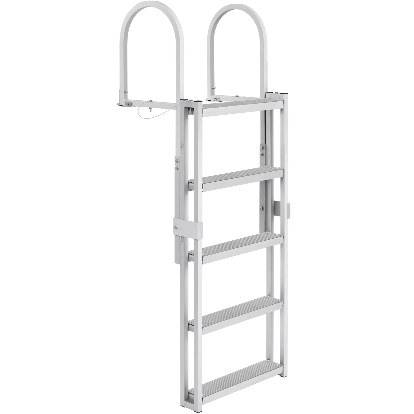 Aluminum Adjustable Height Swim Ladder for Pool Lake Marine