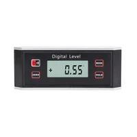 High-precision LCD Magnetic Digital Protractor Inclinometer Level Box Waterproof Angle Meter Finder 0~360 Degree V-Groove 1