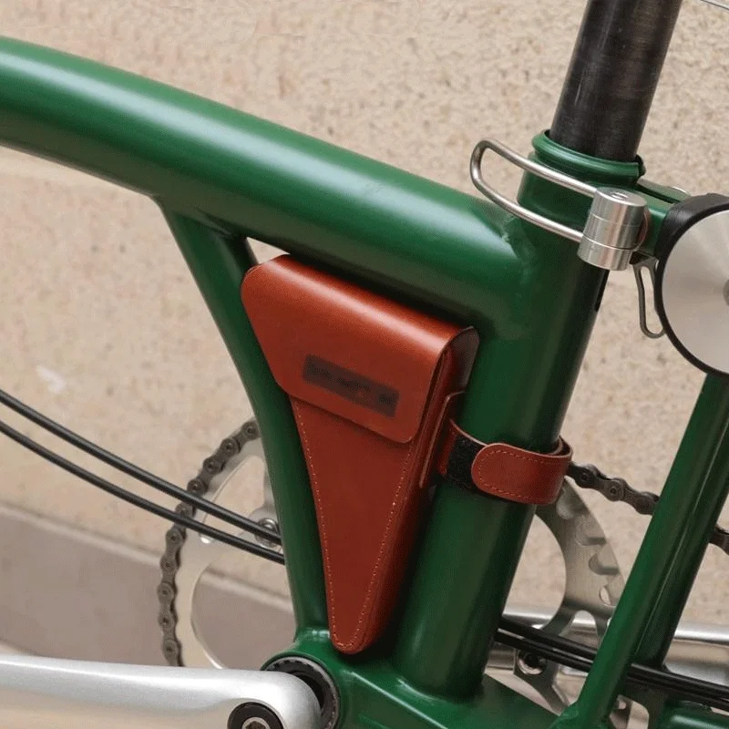 Brompton aceofixトライアングル用トライアングルバッグレザー