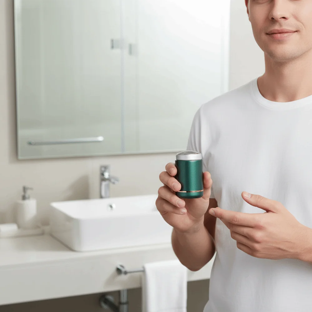 Waterproof Mini Electric Shaver Rechargeable No Damage Skin Electric Beard Trimmer Quick Charge Long Endurance