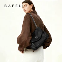 Sac fourre-tout tendance à chaînes BAFELLI pour femmes, sac à bandoulière et sac à main en cuir souple, nouveau sac à main chic et luxueux 2026 1