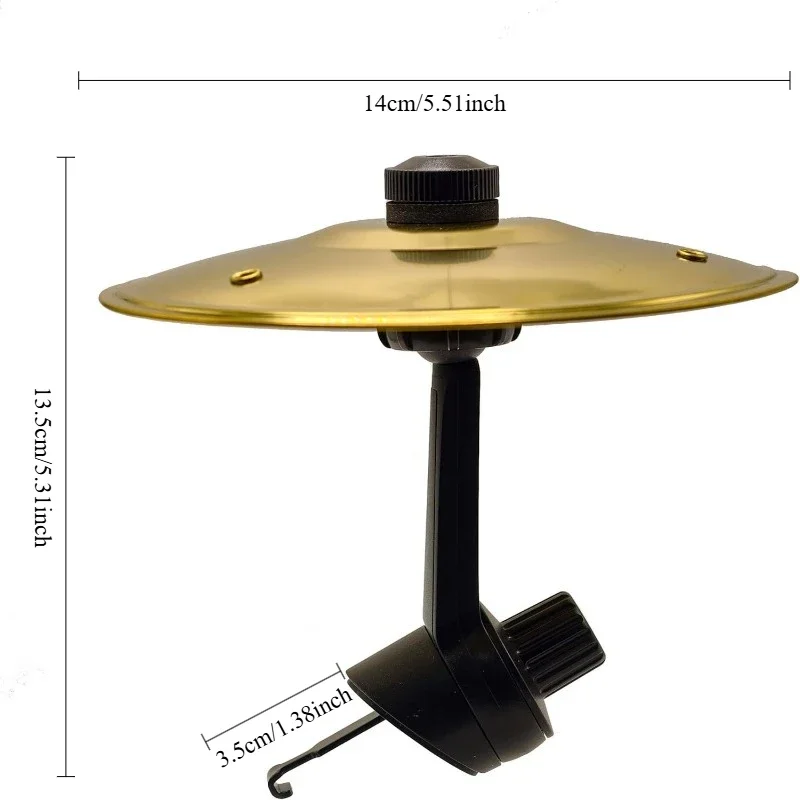 1/2PC Miniature Hand Clap Cymbals, Mini Drums Small Desk Decor, Home Decoration Ornaments, Creative Room Decor for Shelf Office