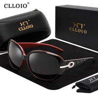 CLLOIO New Oval Women Polarized Sunglasses Driver Shade Glasses Male Female Vintage Fashion Sun Glasses Anti-glare Oculos de sol