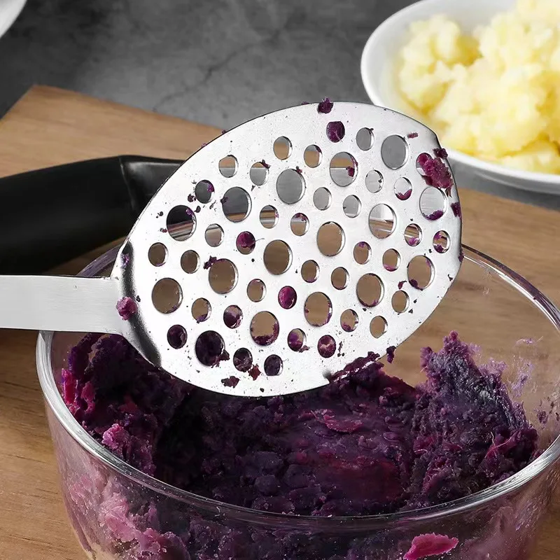 Stainless Steel Potato Masher Manual Pumpkin Grinder Multiple Shapes Vegetable Puree Crusher Kitchen Accessories potato masher