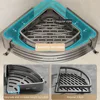 1-2PCS Bathroom Corner Shelf with Hook Towel Bar No Drill Space Aluminum Shower Storage Rack Bathroom Organizer 4