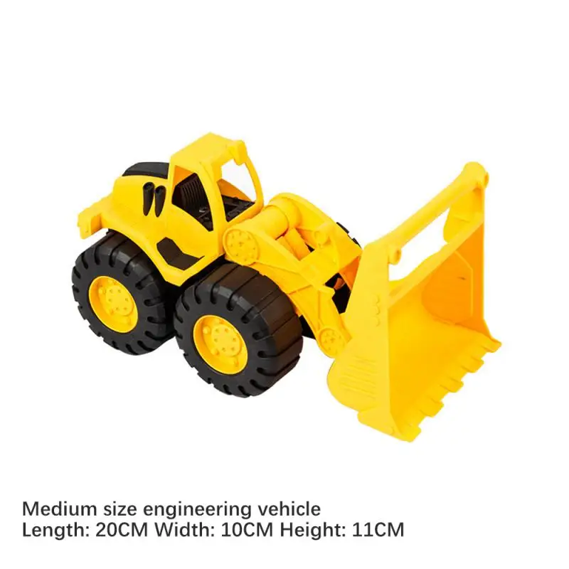 Kids Engineering Truck Car Toy Snow Beach Play Sand Toys Children Gifts Toys For Seaside Play Sand Snow Excavator Bulldozer Set 6
