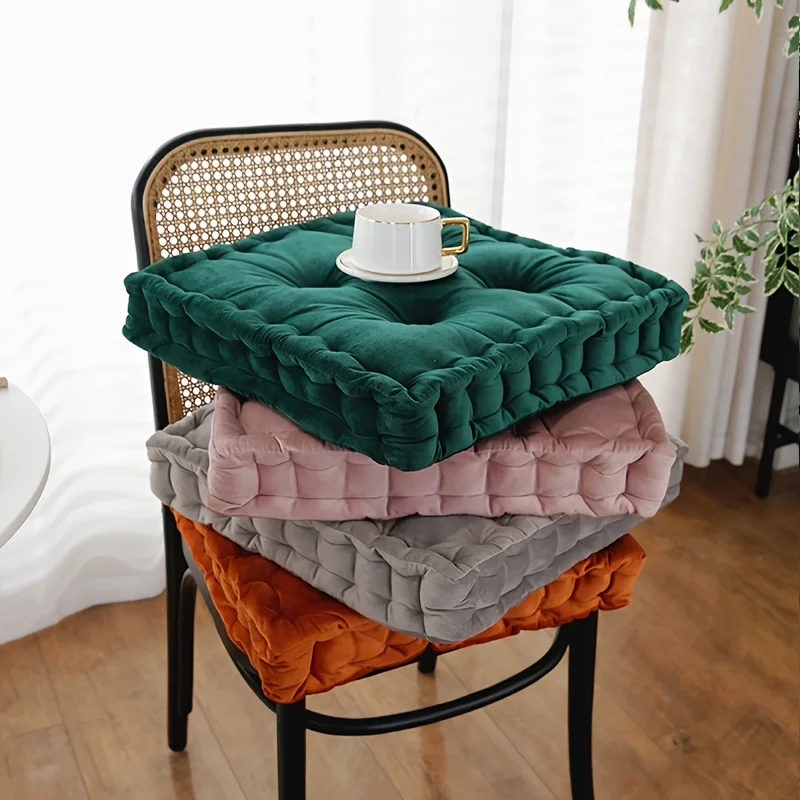 Tatami Cushion Pillow Floor Cushions Soft Seat Pillow Pad Throw Pillow Cushion Home Sofa Tatami Cushion Square Pouf Cushion