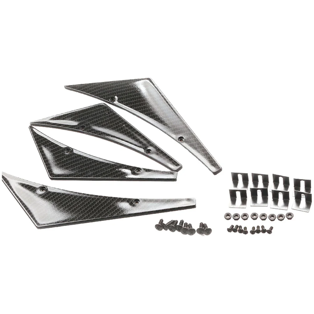 Leading Flow Knife Decor Sticker Car Supplies Bumper Cover for Front Lip Splitter Fins Decorate