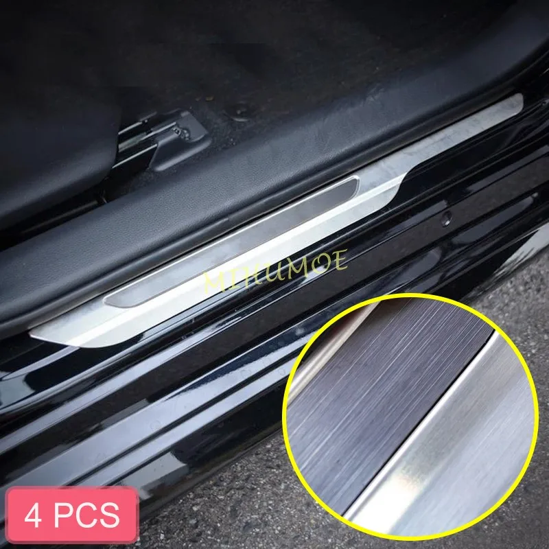 

Steel Outside Door Sill Scuff Guard Cover Protector For 2019-2022 Toyota Corolla Hatchback Sedan Touring Sports Suzuki Swace