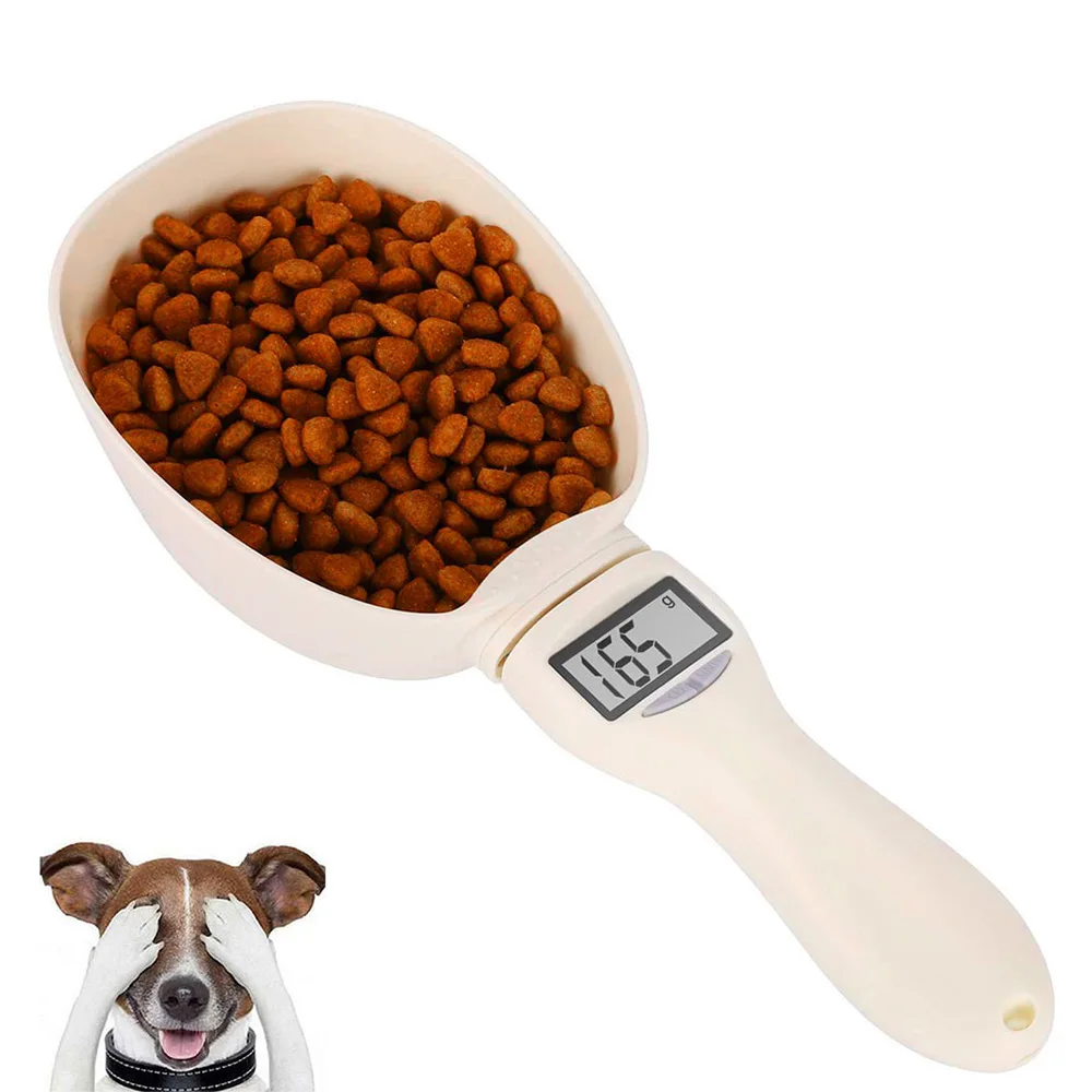 Title 4, Pet Food Measuring Scoop Electronic Dog Cat Foo...