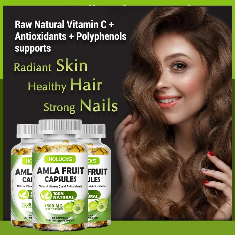HOLUCKS Organic Amla Fruit Capsules