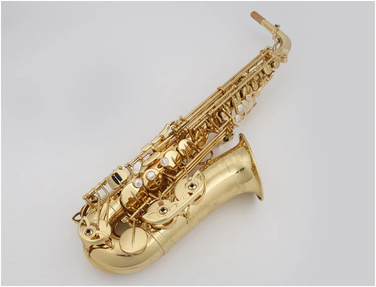 New W010 Curved Professional Alto Saxophone flat B flat Brass Sax Mouthpiece saxophone mouthpiece cushions saxophone musical instrument