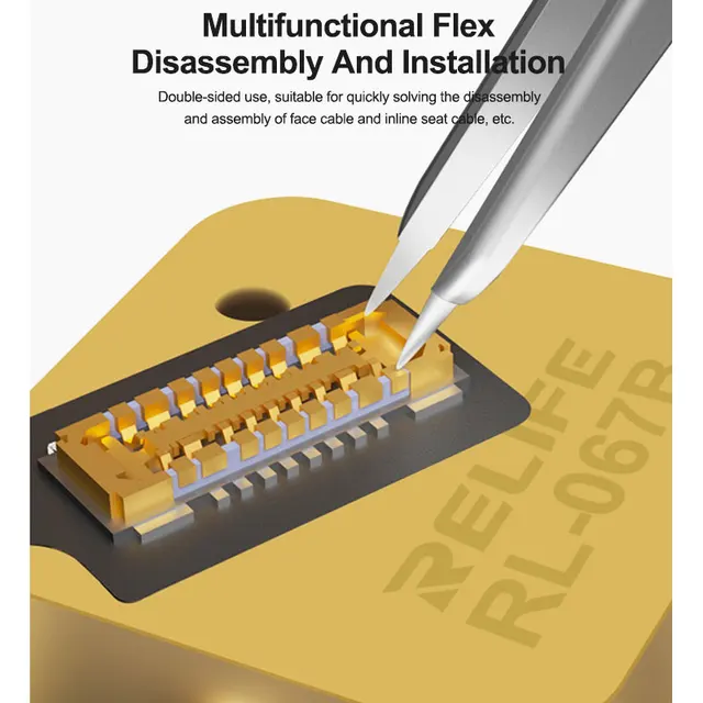 قاعدة تسخين صغيرة للكاوية RELIFE RL-067B – (مكواة فلاتات) تدعم 936/210/T12 5