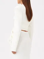 VGH الصلبة التخسيس تقسم زر معطف للنساء جولة الرقبة طويلة الأكمام خليط الدانتيل يصل الحد الأدنى معاطف الإناث موضة جديدة 1