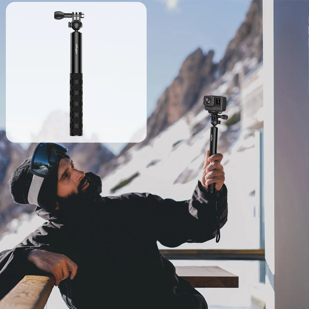 70/120cm 볼 헤드 셀카봉 연장 셀카봉 조절식 텔레스코픽 연장봉 /GoPro/ 액션캠용