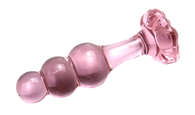 Crystal Glass Pink Anal Plug Dildo Masturbation Sex Toys For Women Men Lesbian Butt Plug Ad_voghion.com