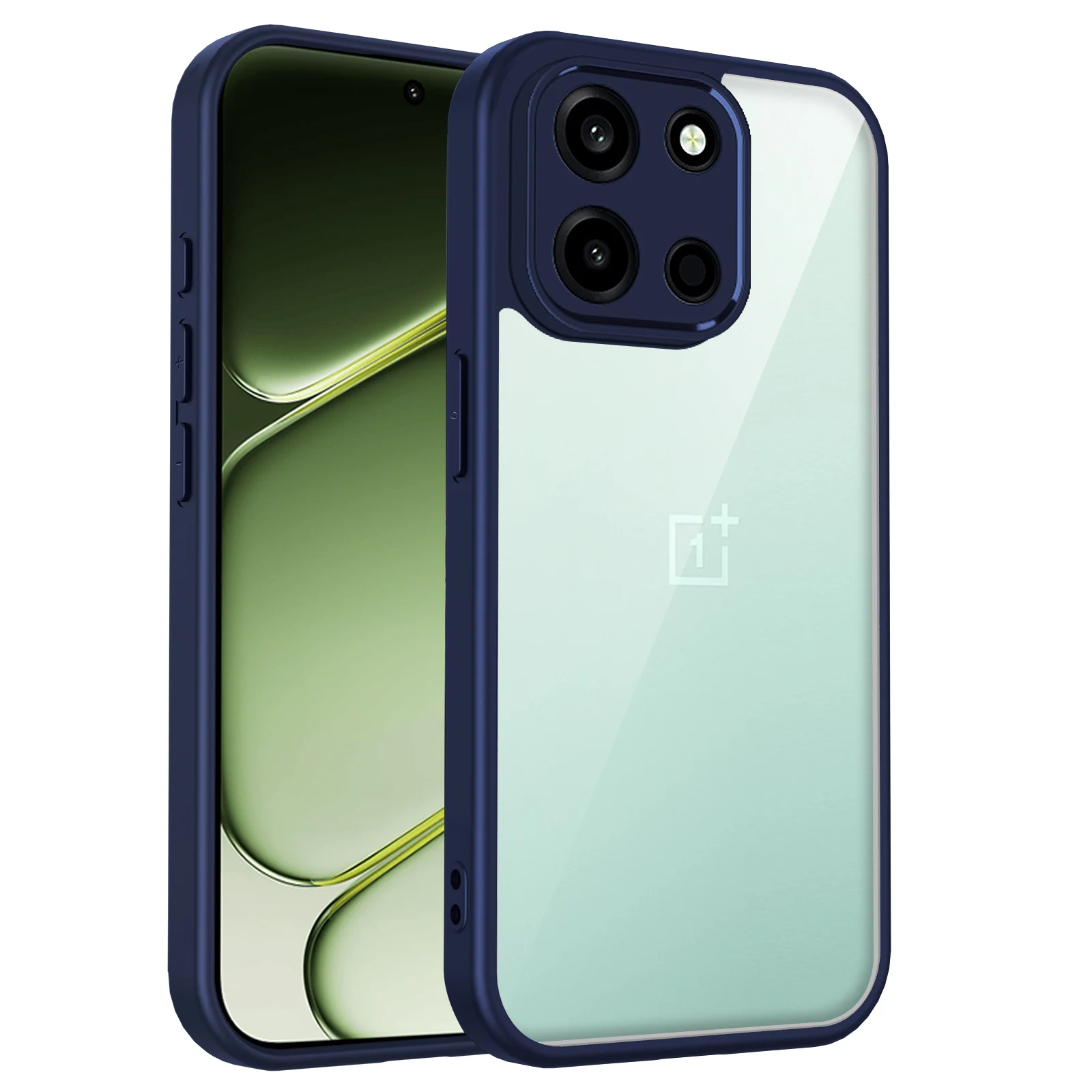 Enhanced Shockproof Silicone Bumper Clear Matte Phone Case with Air Cushion Technology