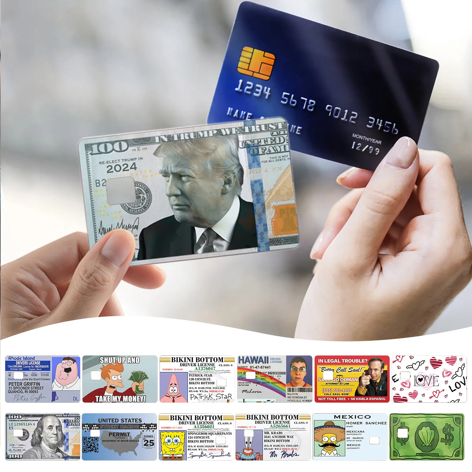 Card Skin Sticker For Ebt, Transportation, Key, Credit, Debit Card Skin - Protecting And Personalizing Bank Card Waterproof Pers 2