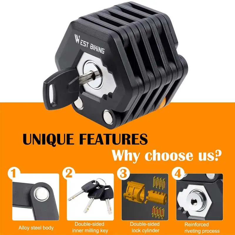 E Bike Cycling Chain Lock|Bicycle Lock 