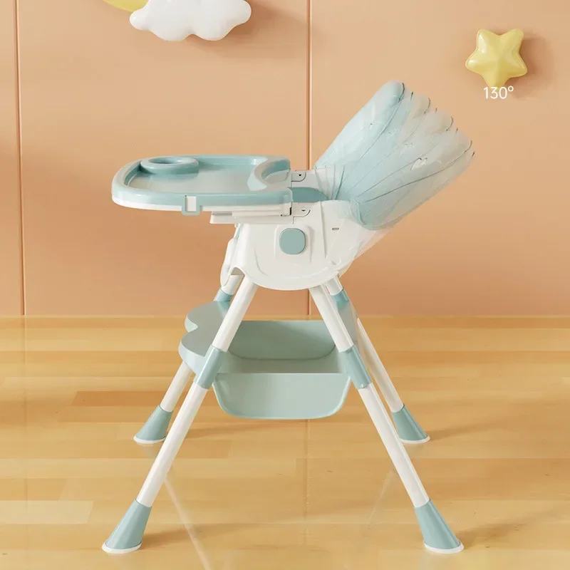 Multi Functional Infant Toddler Dining Chairs Children's Dining Tables Chairs Foldable Portable Seats for Sitting Lying Down