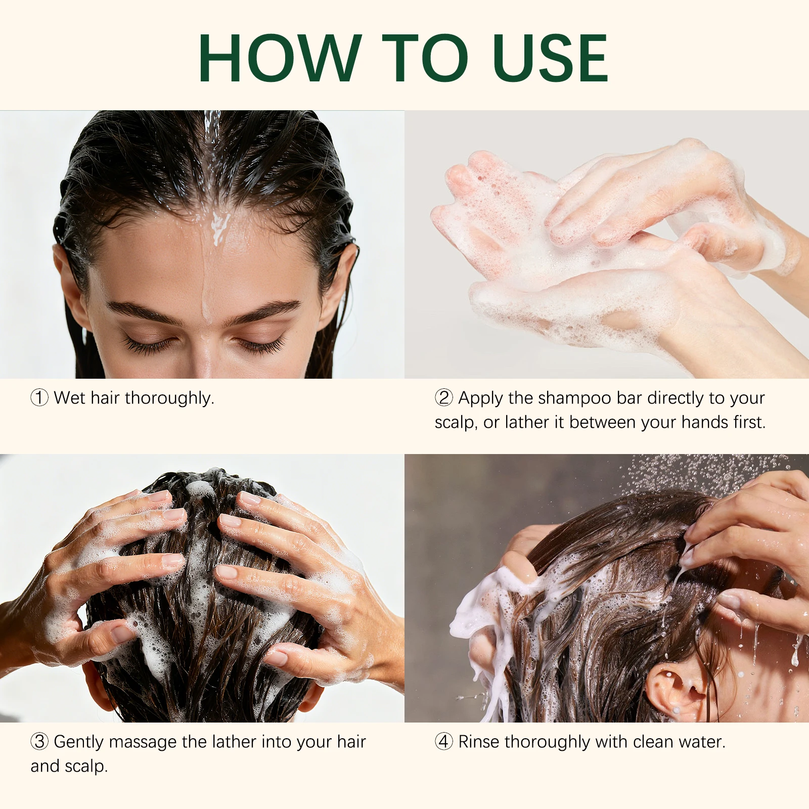 Shampoo Solido Naturale alle Erbe - Nutriente e Rinforzante, per Capelli Lisci e Lucenti, Controllo del Sebo con Delicati Estratti Vegetali. - immagine 4