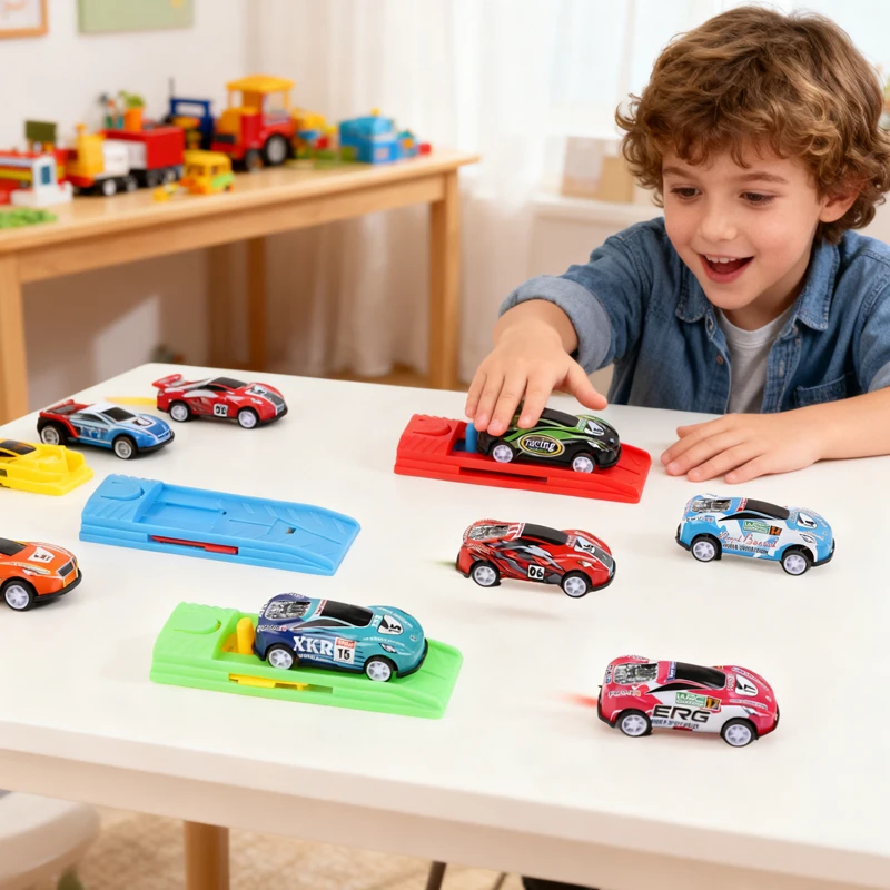 5/10Pcs Flying Racing Car Toys for Kids Boy Girl Birthday Party Favors Goodie Pinata Fillers Baby Shower Christmas Guest Gifts